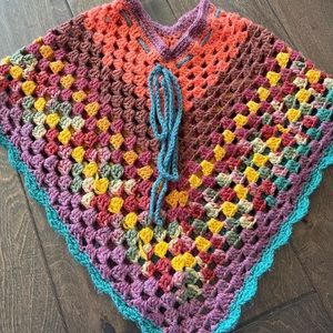 Hand crafted poncho